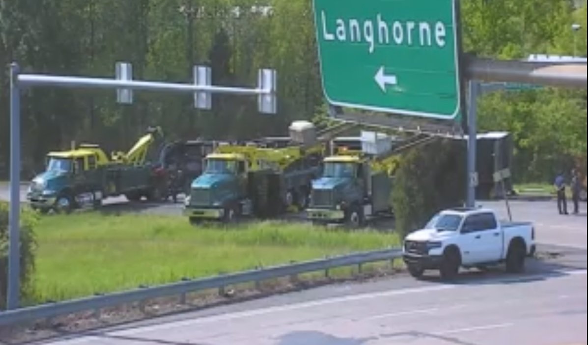 NEARBY: Truck Overturns Heading Onto Route 1