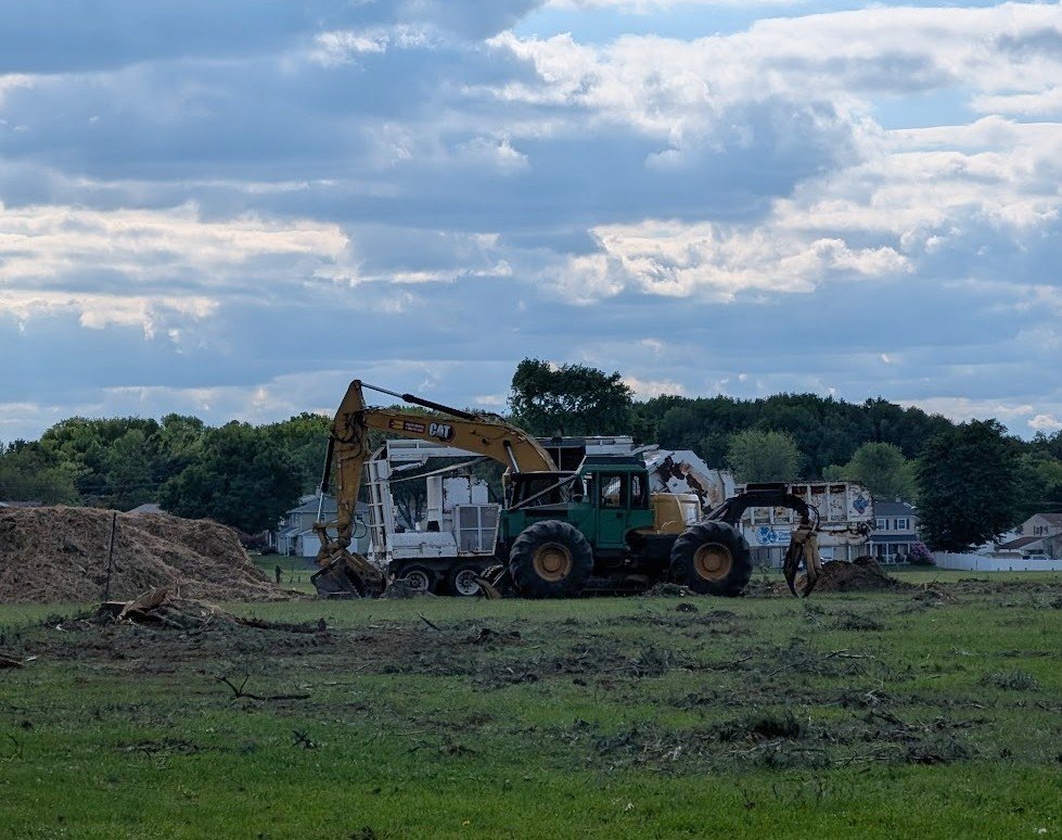 Tree Removal First Signs Of Construction For New Pennsbury High School