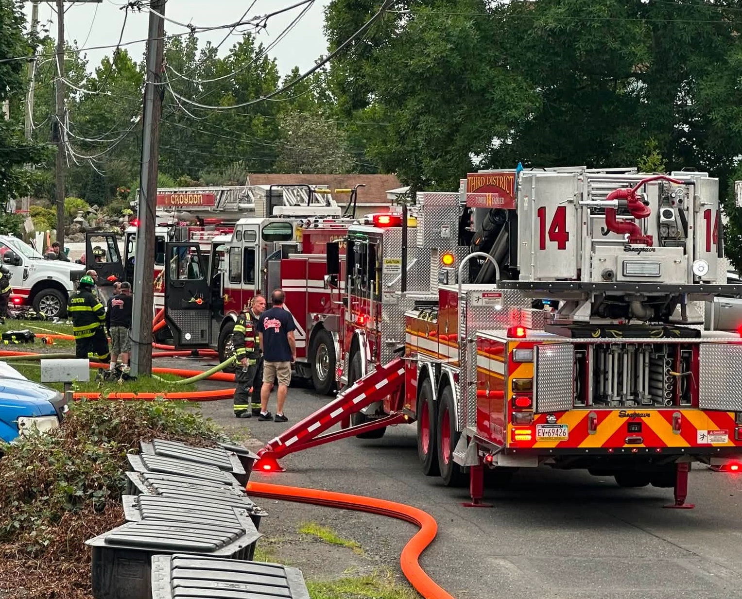 Firefighters Control Sunday Fire At Croydon Home