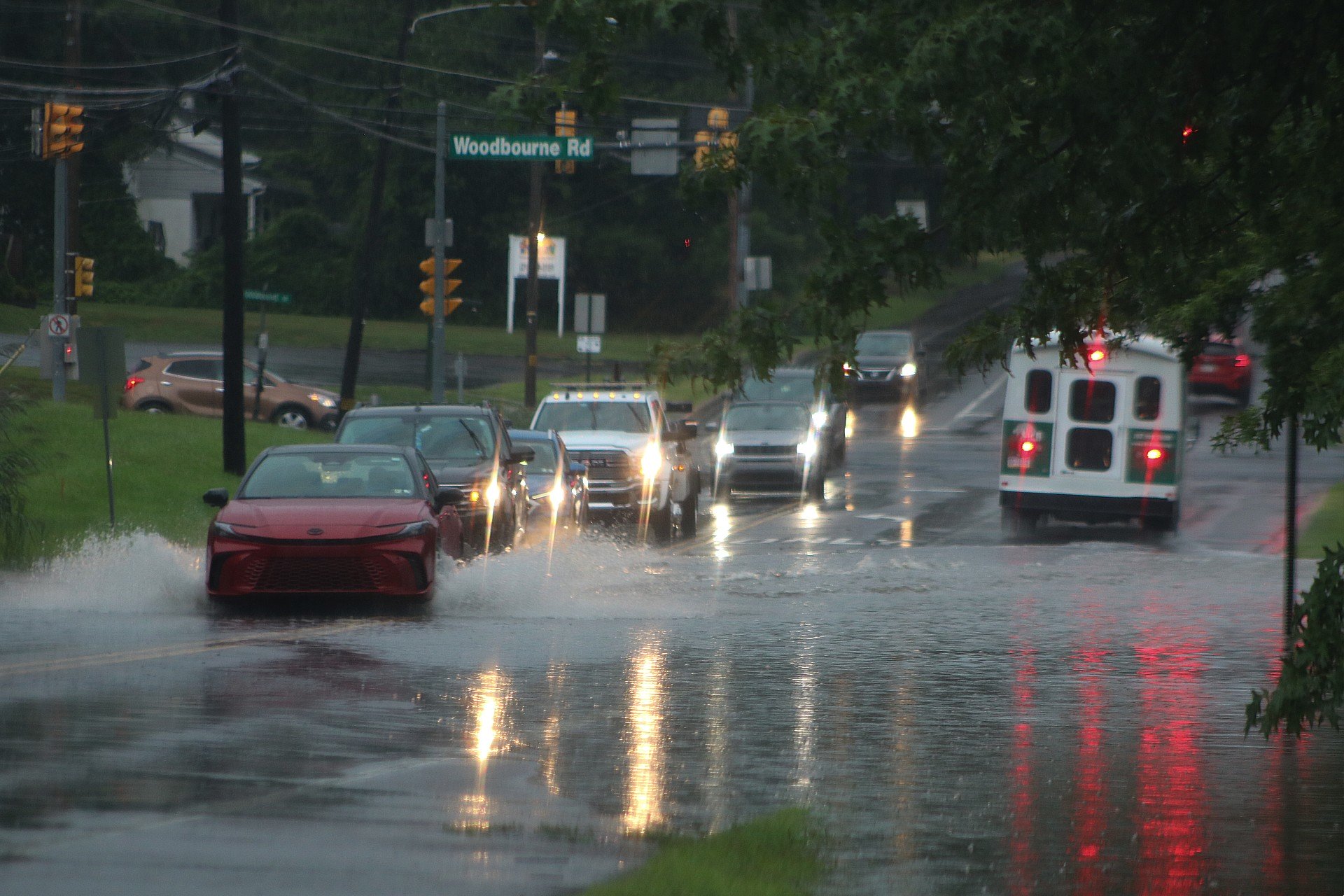 PHOTOS: Flash Flooding Impacts Levittown Area
