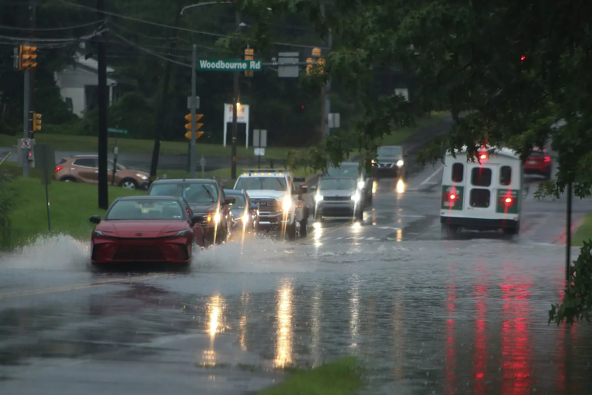 PHOTOS: Flash Flooding Impacts Levittown Area