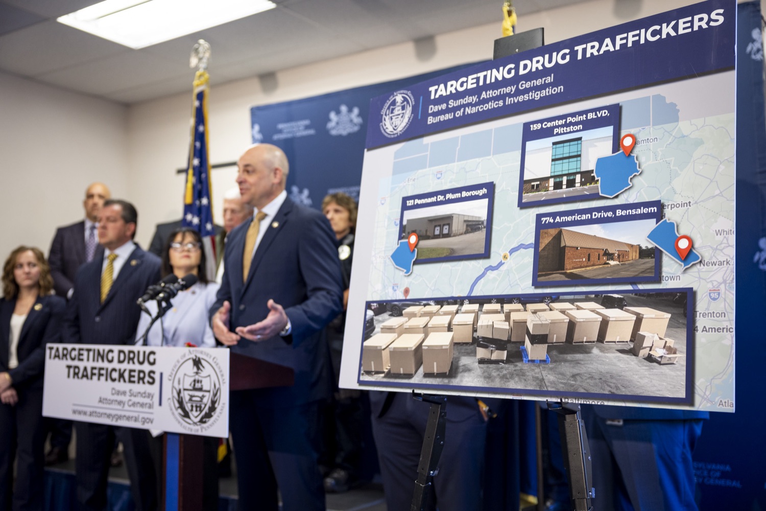 Bucks County, Bristol Twp. Investigators Take Part In Statewide Drug Takedown