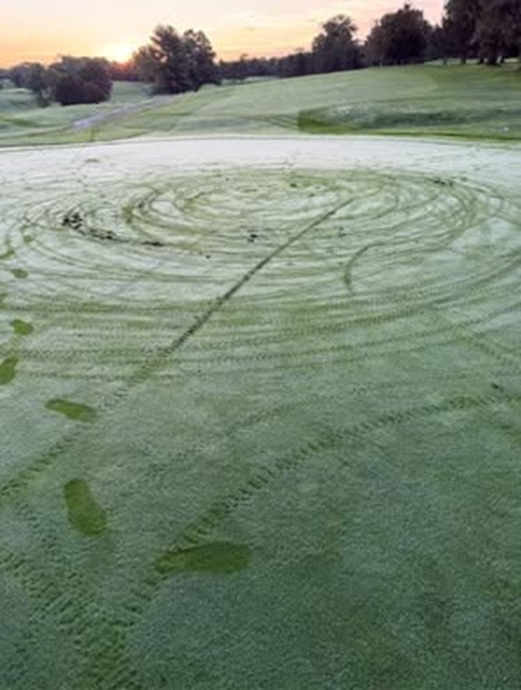 Country Club Hit By Vandals