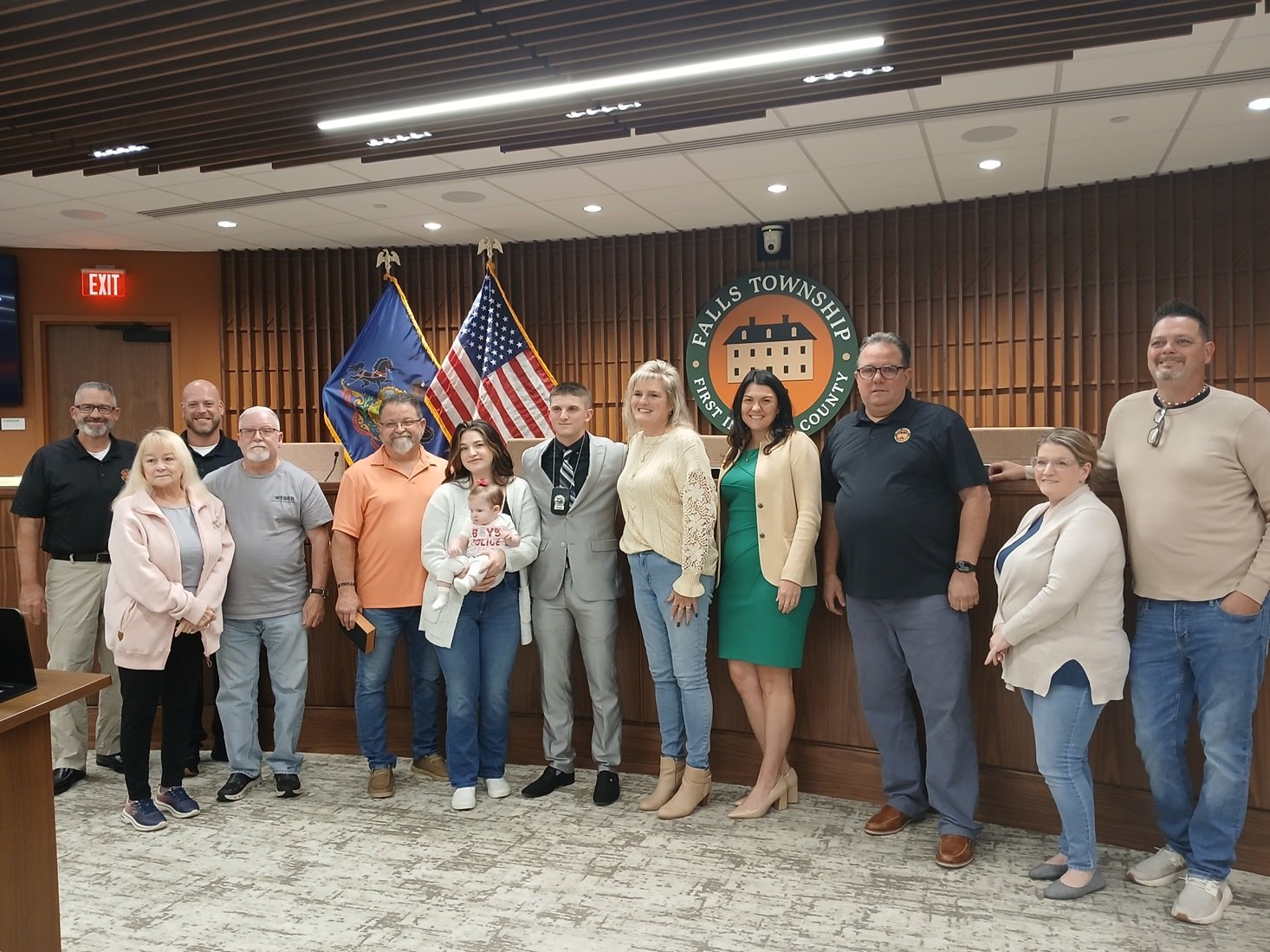 Falls Twp. Welcomes Croydon Man As Newest Officer